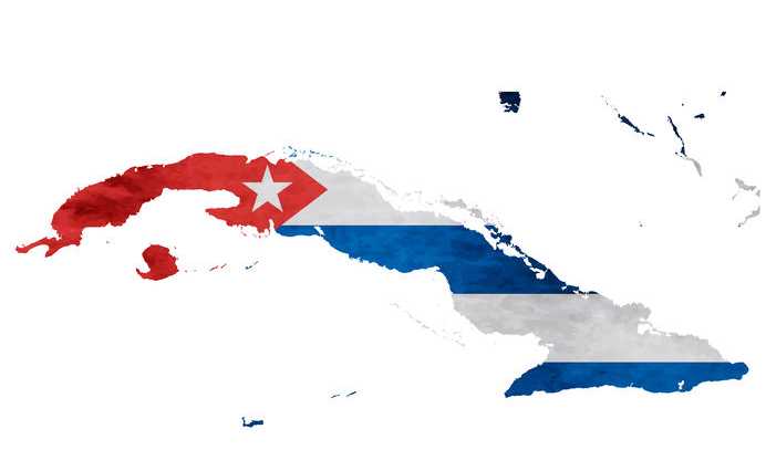 Cuba-Flag-Map