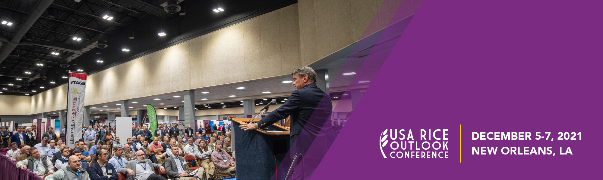 Outlook Conference Banner of Little Rock Skyline