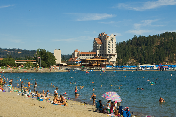 Landscape view of a golf course