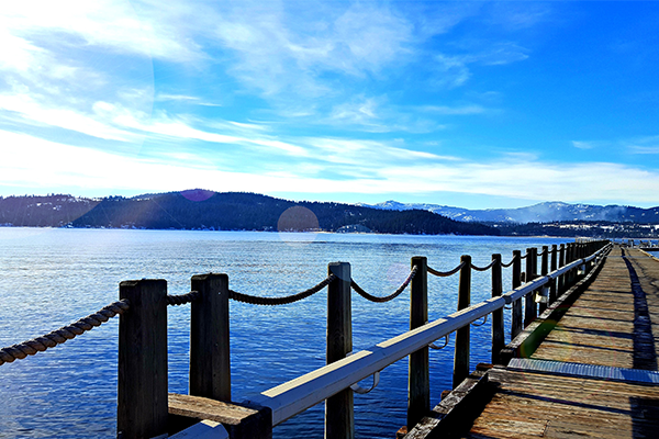 View of hotel courtyard