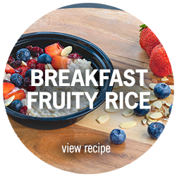 Close up view of Breakfast Fruity Rice