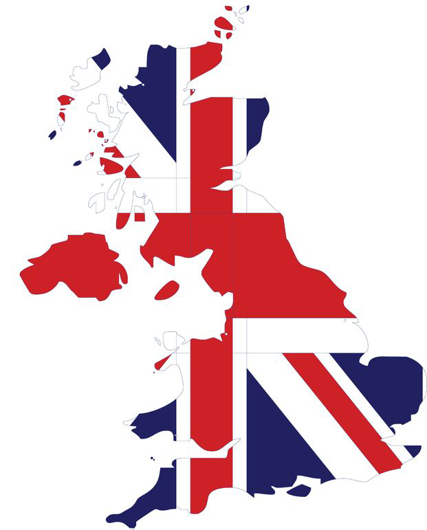 UK Flag Map