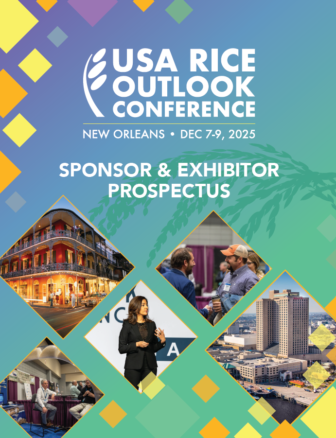 USA Rice Outlook Conference Sponsor & Exhibitor Brochure Cover