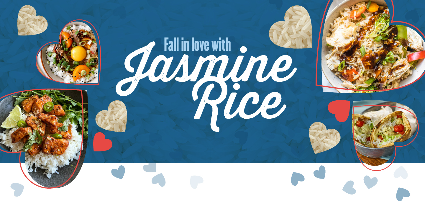 Fall in love with Jasmine Rice Banner