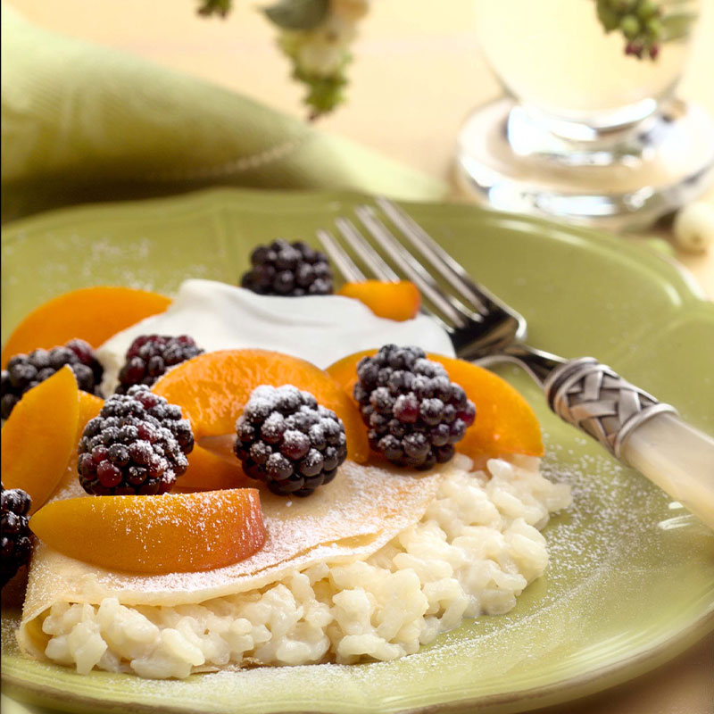 Crepes Stuffed with Grand Marnier Rice Pudding Crepes Stuffed with Grand Marnier Rice Pudding