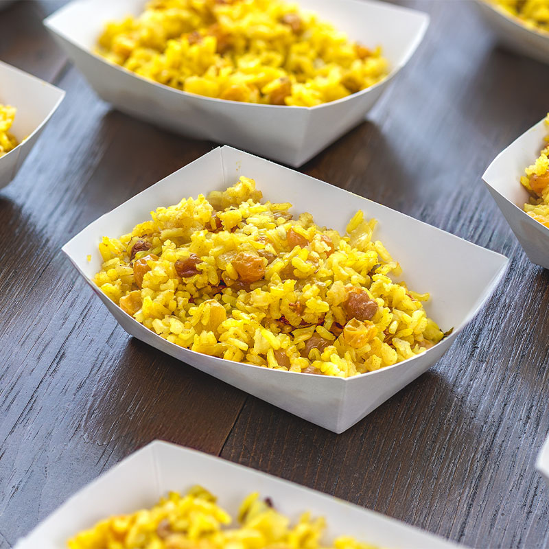 K-12 Curried Rice Individual portion of K-12 Curried Rice