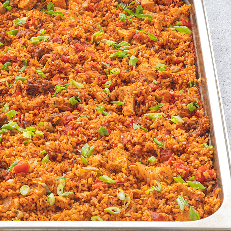 K-12 Jambalaya Hotel Pan of K-12 Jambalaya