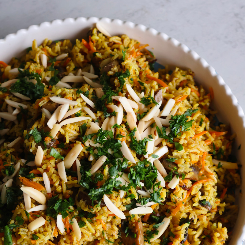 Mushroom Rice Pilaf Mushroom Rice Pilaf - Resized