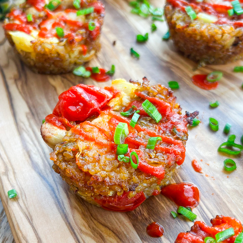 Pineapple Fried Rice Cups Pineapple Fried Rice Cups