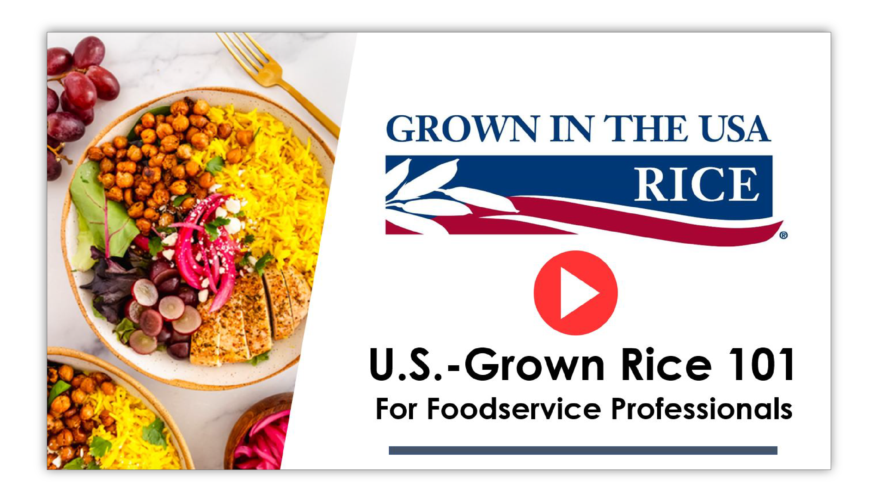 U.S. Rice 101 Foodservice Webinar
