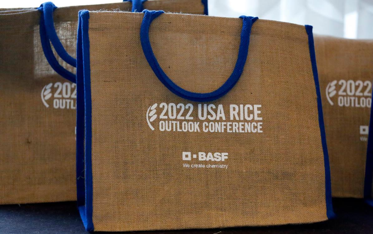 2022 Outlook BASF Burlap Swag Bags