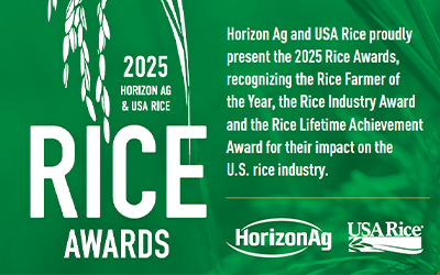 2025 Rice Awards logo on green background
