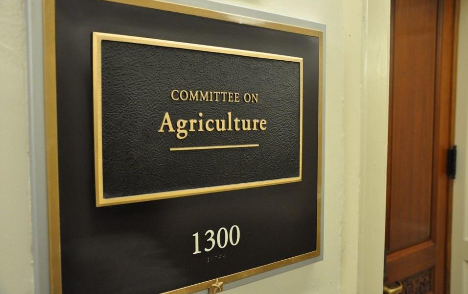 Committee on Agriculture sign