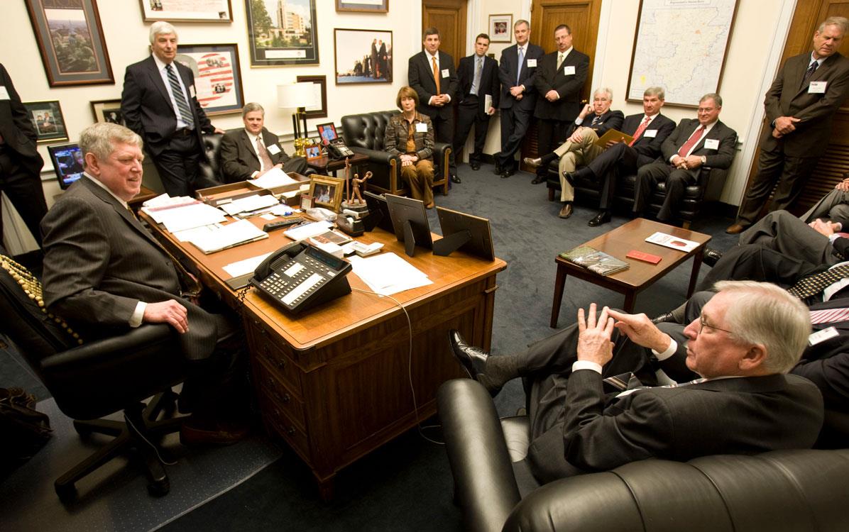 Delegation of USA Rice members from Arkansas meets-with-Marion-Berry, 2009