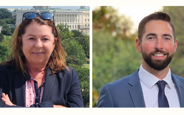 Betsy Ward & Peter Bachmann, head shots