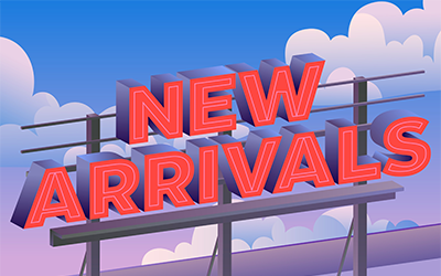 New Arrivals graphic