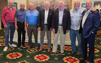RMA Lions & Legends Line Up, group shot at RMA 125th Anniversary