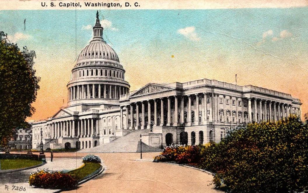US Capitol postcard
