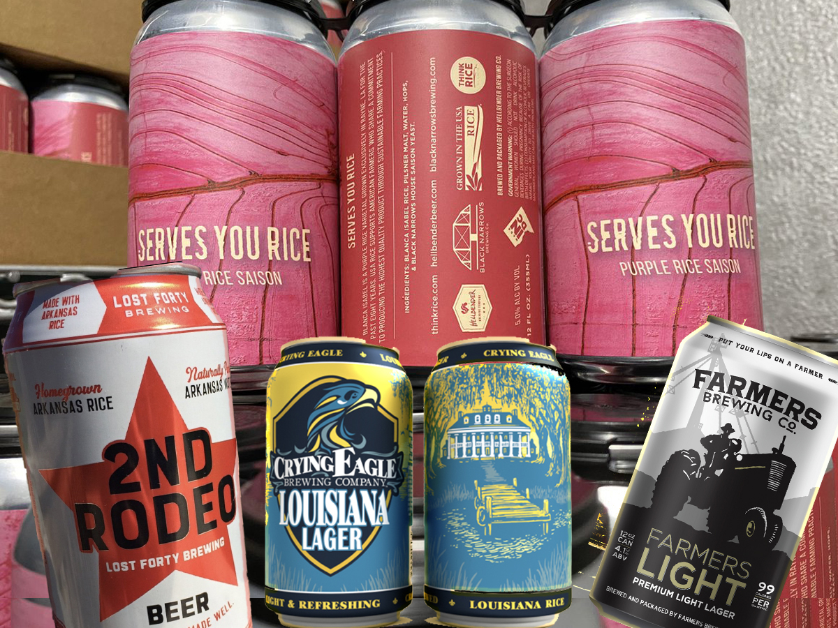 U.S.Grown Rice Gets Canned by Craft Breweries Around the Country USA