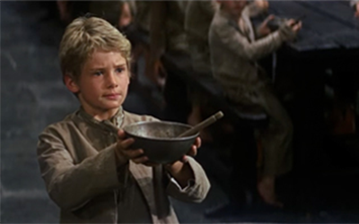 Oliver Twist, more please sir