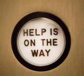 Help is On the Way button