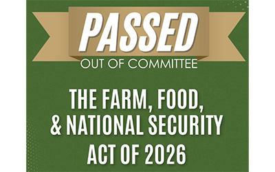 Farm Bill Passage Out Of Committee graphic