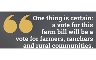 Text of Vote for Farm Bill quote