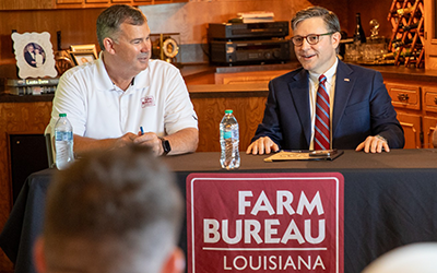 Richard Fontentot (left) and Mike Johnson