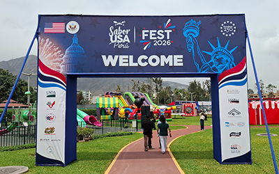 Sabor USA Fest Welcome Banner