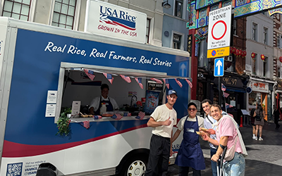 USA Rice Truck in London