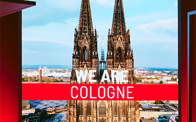 Anuga 2025 graphic shows cathedral in Cologne, Germany
