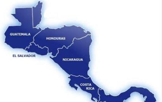 Map of FECARROZ countries includes Guatemala, El Salvador, Honduras, Nicaragua, & Costa Rica