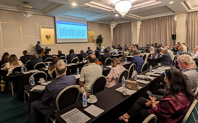 Morocco Supply Chain Seminar presentation, long view from back of ballroom