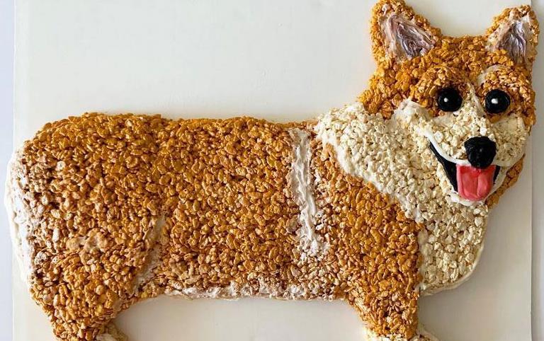 Rice-Krispy-Corgi, made by Mr. Krisp