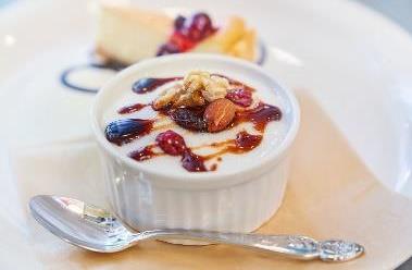 Almond Milk Mousse made with US medium grain