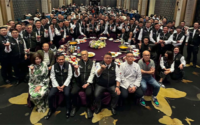 Taiwan chefs, group shot at annual mtg