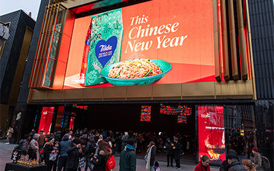 Tilda billboard for Chinese New Year