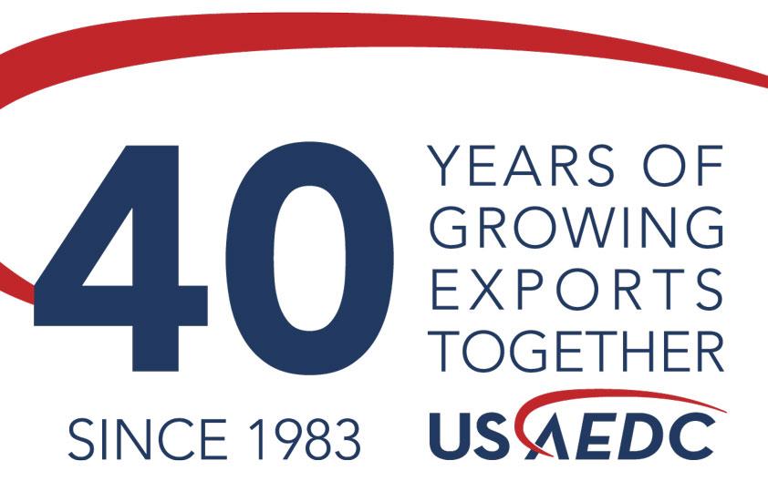 USAEDC 40 Years logo