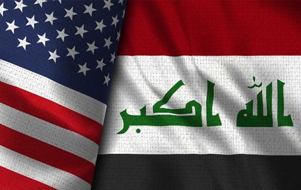 US and Iraq flags