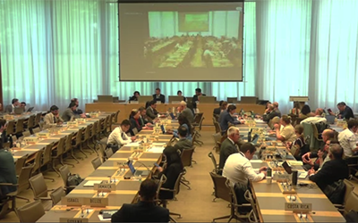 Long view of WTO Cmte on Agriculture meeting
