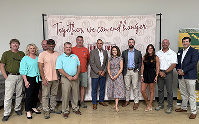 Attendees at the Harvesting Hope event