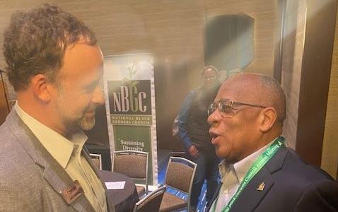 Josh-Hankins-&-Dr.-Hazell-Reed at 2022 Natl Black Growers Council mtg