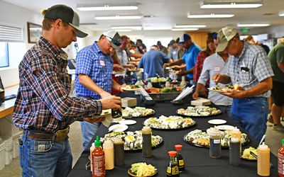 2025 CA Field Day, sushi lunch, Vicky Boyd photo