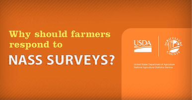 Why Should Farmers Respond to NASS Surveys text with USDA logos