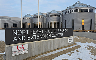 NERRC sign with snow on the ground