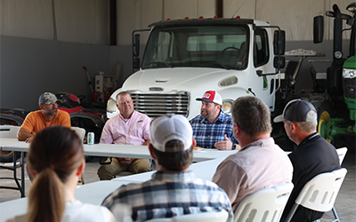 Rep Jason Smith meets with MO farmers in farm shop