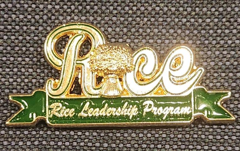 Rice Leadership Lapel Pin