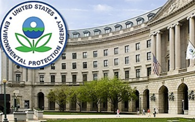 EPA Bldg in DC with EPA logo in left corner