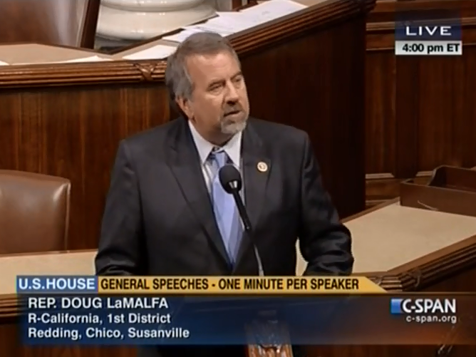 GA-Honoring Rice, Doug LaMalfa on CSPAN-150925