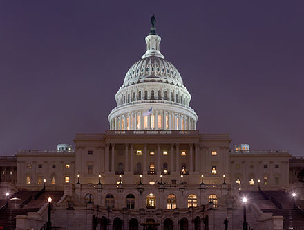 US Capitol at Night